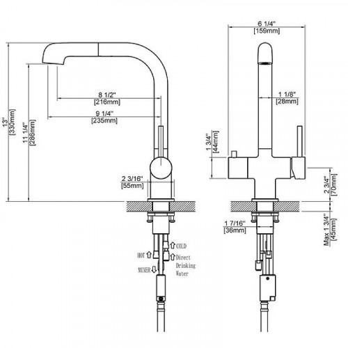 Смеситель для кухни Timo Saona 2346/00FL Хром