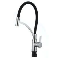 Смеситель для кухни Fmark FS8244A-01 цвет Хром Черный