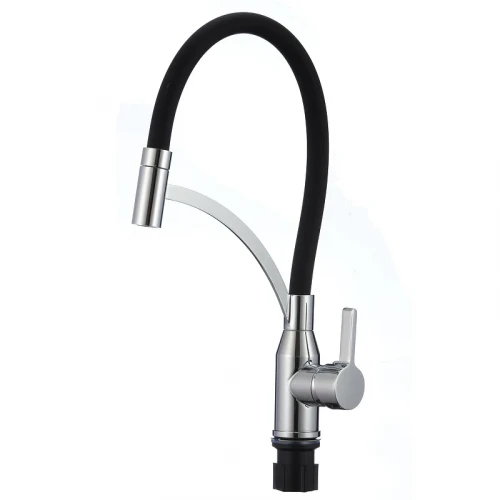 Смеситель для кухни Fmark FS8244A-01 цвет Хром Черный