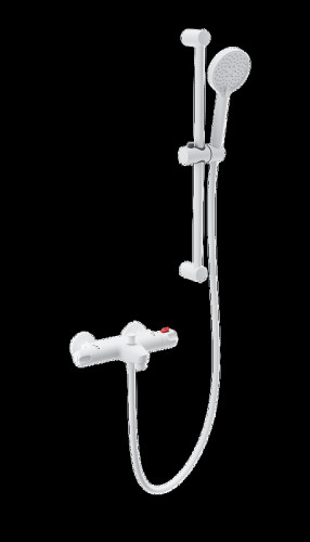 Смеситель для ванны Wonzon &amp; Woghand WW-C2001-A-MW с термостатом цвет Белый матовый