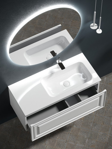 Тумба под раковину Sancos Very 100 R VR100RW подвесная Bianco МДФ / ЛДСП