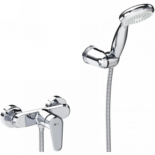 Смеситель для душа Lemark Point LM0303C Хром латунь на стену