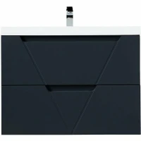 Тумба под раковину BelBagno Vittoria 90 VITTORIA-900-2C-SO-GO-P подвесная Grigio Opaco МДФ / ЛДСП