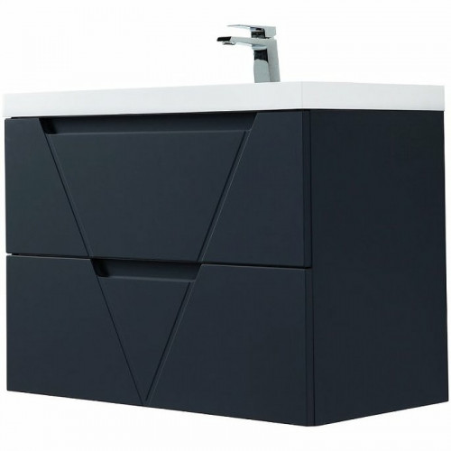 Тумба под раковину BelBagno Vittoria 90 VITTORIA-900-2C-SO-GO-P подвесная Grigio Opaco МДФ / ЛДСП