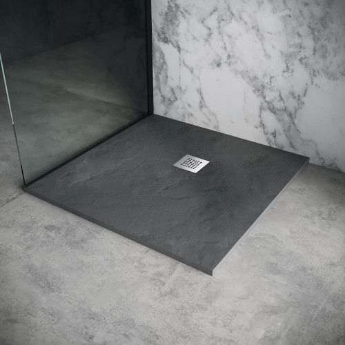 Душевой поддон из искусственного камня Grossman Strong 100x100 GR-S2100100Q Графит