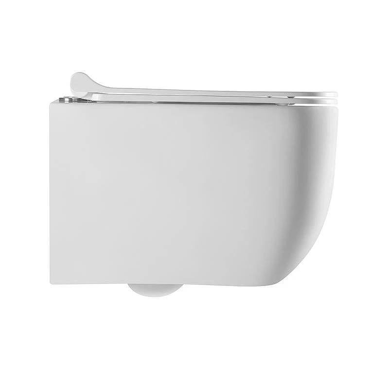 Унитаз Charus Torre Bianca EWC700-126W Pinto Rimless подвесной цвет Белый с сиденьем Микролифт