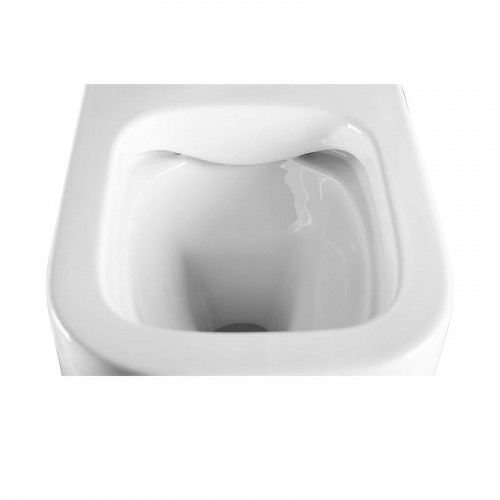 Унитаз Charus Torre Bianca EWC700-126W Pinto Rimless подвесной цвет Белый с сиденьем Микролифт