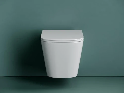 Комплект унитаза Ceramicanova Union CN4009T с сиденьем Микролифт и инсталляцией WeltWasser WW Marberg 507 10000005949+10000005952 с клавишей смыва Хром глянцевый