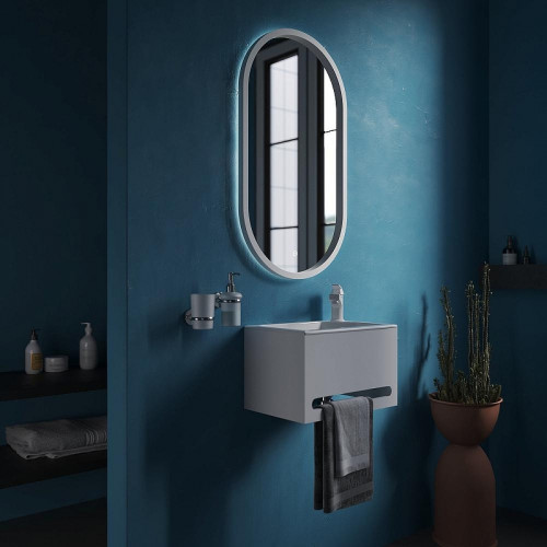 Комплект мебели для ванной DIWO Казань 40 R подвесной цвет Белый