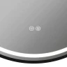 Зеркало Maretti Elena 80 EA1480R03EL с подсветкой цвет Черный с сенсорным выключателем с подогревом и диммером