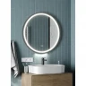 Зеркало Maretti Elena 80 EA1480R03EL с подсветкой цвет Черный с сенсорным выключателем с подогревом и диммером