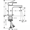 Смеситель для раковины Hansgrohe Vernis Shape 71561000 Хром латунь