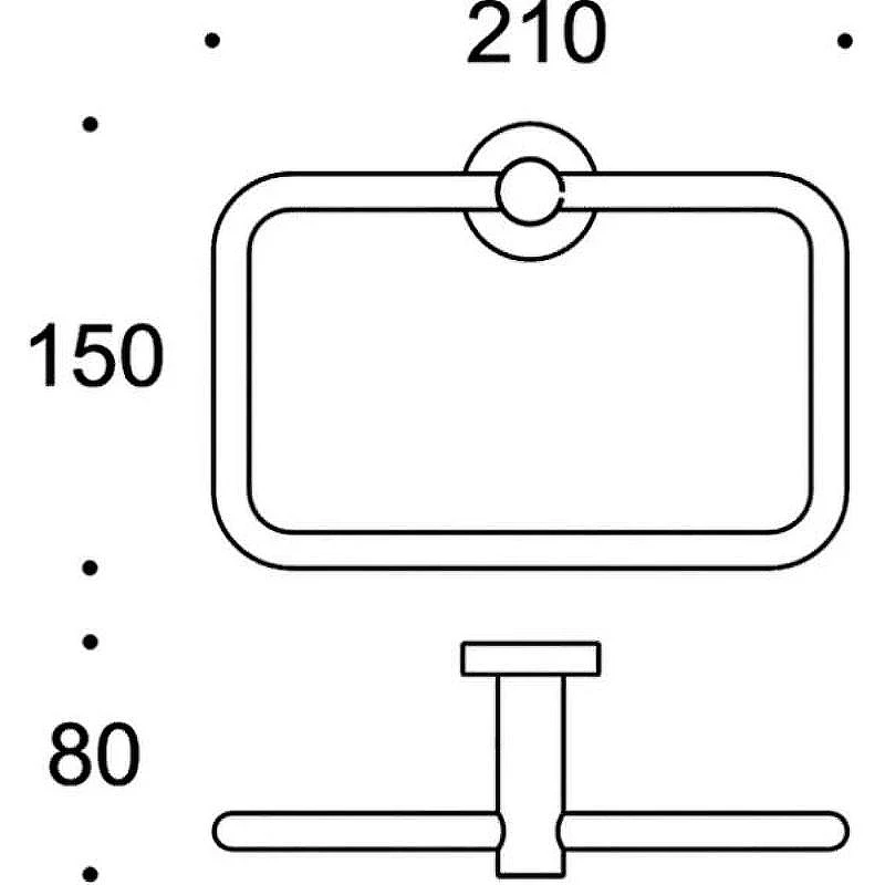 Кольцо для полотенец Colombo Design Plus W4931.OM Золото матовое
