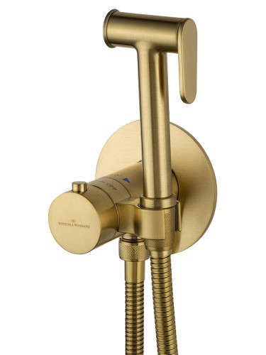 Гигиенический душ со смесителем Wonzon &amp; Woghand WW-88829909-BG цвет Брашированное золото