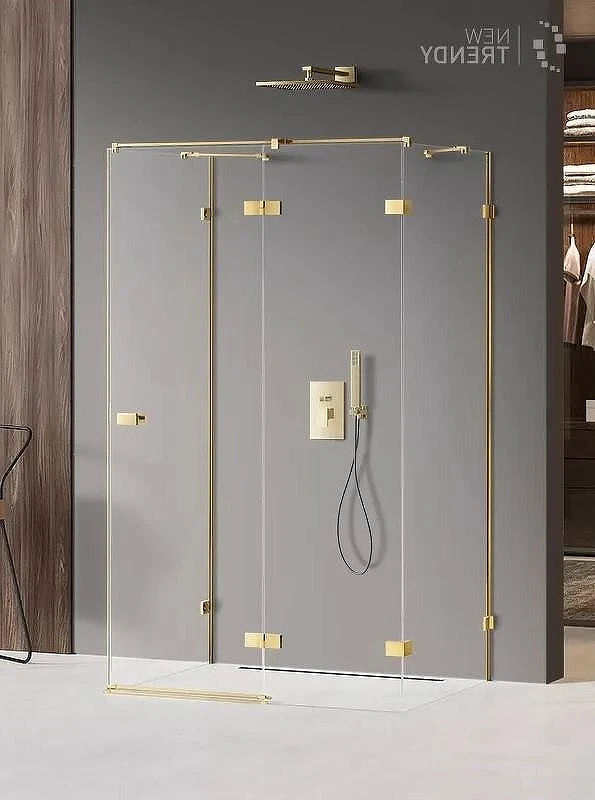 Душевое ограждение New Trendy AVEXA Gold x90 EXK-2133
