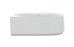 Акриловая ванна Cezares Lux 165х80 L CZR-LUX-CORNER-165-80-58-L цвет Белый
