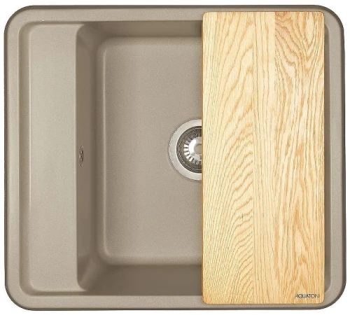 Кухонная мойка Aquaton Беллис 57 1A724932BS250 Серый шелк