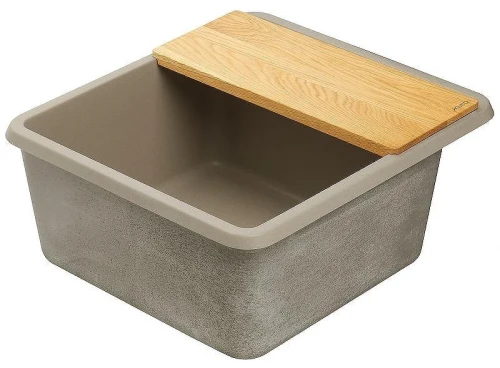 Кухонная мойка Aquaton Беллис 57 1A724932BS250 Серый шелк