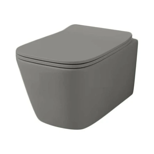 Унитаз подвесной Artceram A16 Rimless ASV003 60 00 цвет Gravel без сиденья