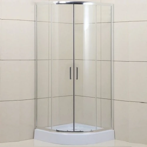 Душевой уголок BelBagno Uno 100х100 UNO-195-R-2-100-C-Cr профиль Хром стекло прозрачное