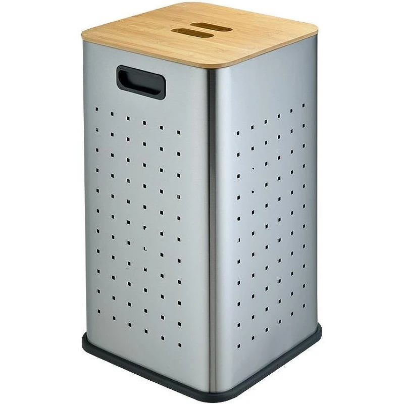 Корзина для белья WeltWasser Nansy MT 55L 10000013379 Сталь матовая