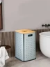 Корзина для белья WeltWasser Nansy MT 55L 10000013379 Сталь матовая