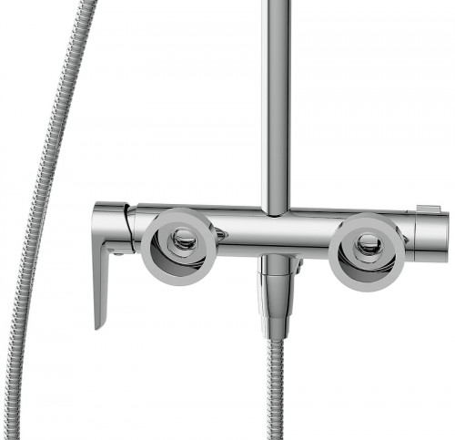 Душевая система Cersanit Moduo 64314 Хром латунь на стену