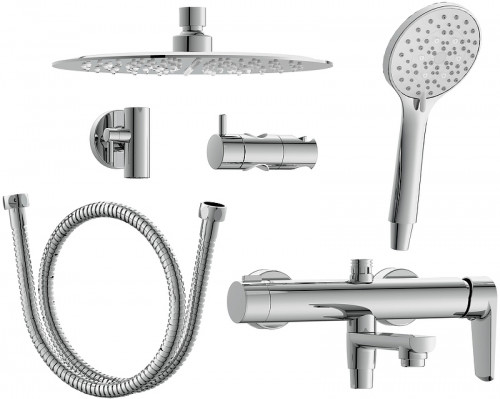 Душевая система Cersanit Moduo 64314 Хром латунь на стену