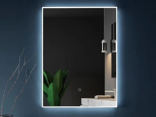 Зеркало Uni-Flow Mirror 90 M-010 с подсветкой с сенсорным выключателем и подогревом