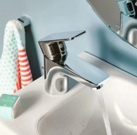 Смеситель для раковины Kludi Pure Solid 342760575 Хром латунь
