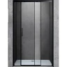 Душевая дверь Vincea Soft 130 VDS-3SO130CLB профиль Черный стекло прозрачное
