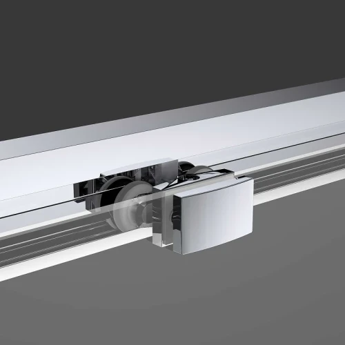 Душевая дверь Vincea Soft 130 VDS-3SO130CLB профиль Черный стекло прозрачное