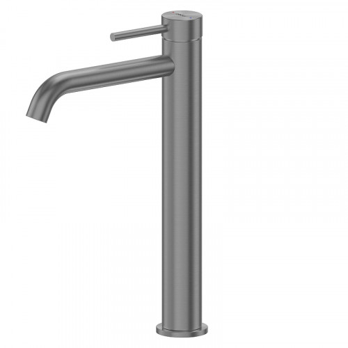 Смеситель для раковины Abber Wasser Kreis 316 AF8111BGG-L цвет Оружейная сталь брашированная