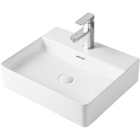 Раковина Orange 42 B04-500W Белая фарфор накладная