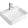 Раковина Orange 42 B04-500W Белая фарфор накладная