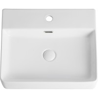 Раковина Orange 42 B04-500W Белая фарфор накладная