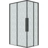 Душевой уголок Grossman Galaxy 90х80 300.K33.01.9080.21.02 профиль Черный матовый стекло шиншилла