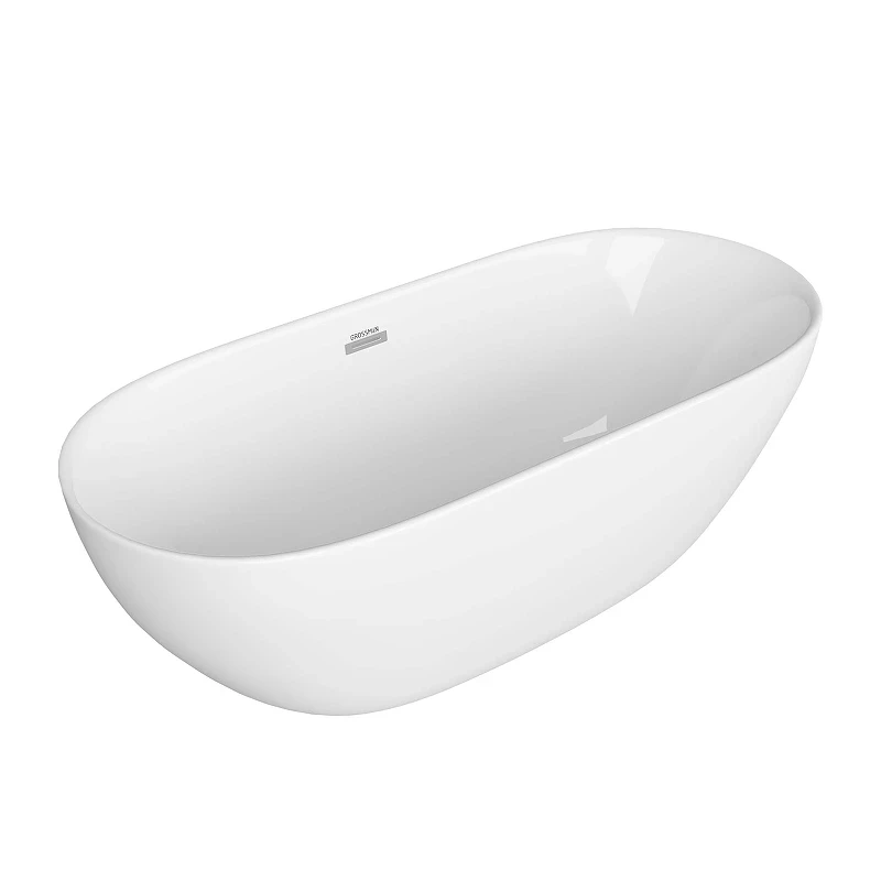 Акриловая ванна Grossman Classic 150х75 GR-12500 цвет Белый глянцевый