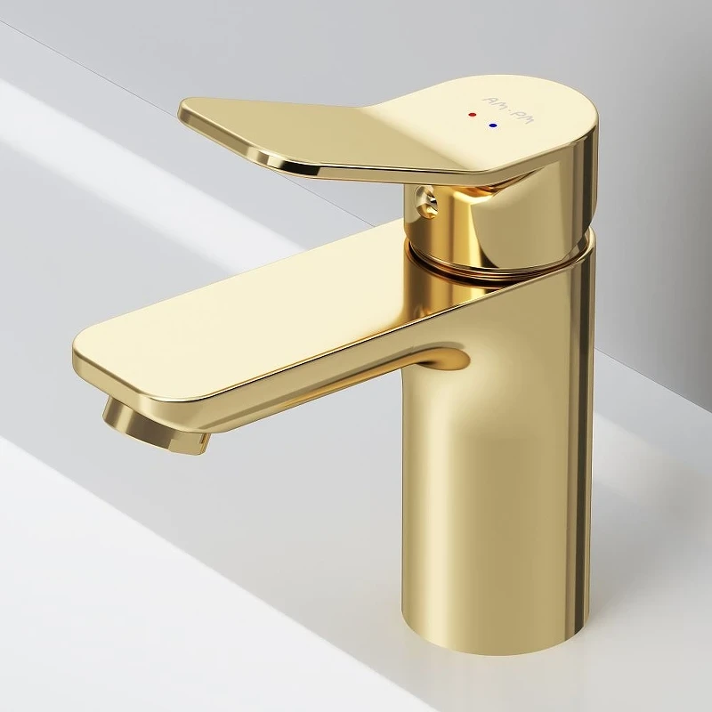 Смеситель для раковины AM.PM X-Joy F85A02199 Золото латунь