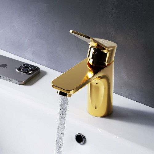 Смеситель для раковины AM.PM X-Joy F85A02199 Золото латунь