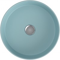 Раковина-чаша Berges Ego SL 38 181291 Голубая матовая фарфор накладная