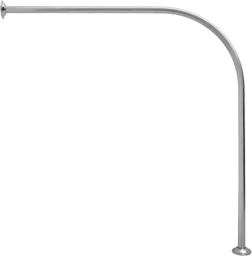 Карниз для ванны Aquanet 90х90 184111 цвет Хром