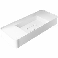 Раковина Vincea 120 VWB-6S312MW Белая матовая искусственный камень (литьевой мрамор) подвесная