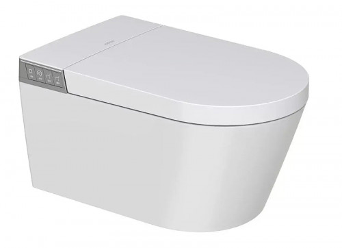 Унитаз биде Arrow AKH1051H подвесной цвет Белый с сиденьем