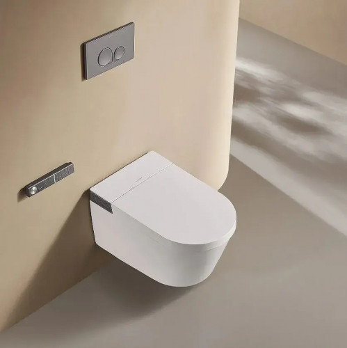 Унитаз биде Arrow AKH1051H подвесной цвет Белый с сиденьем