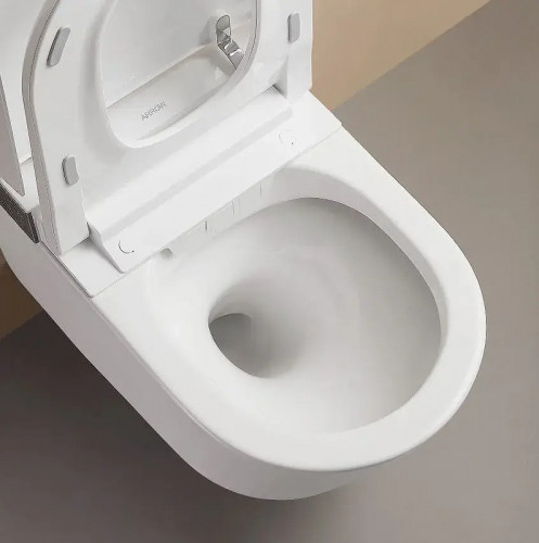 Унитаз биде Arrow AKH1051H подвесной цвет Белый с сиденьем