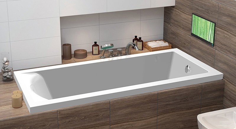 Акриловая ванна C-Bath Selena 170x75 CBQ007003 без гидромассажа