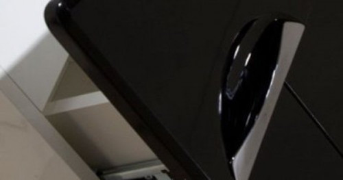 Тумба Bellezza Лагуна 60 4632109140040 Черная Белая МДФ / ЛДСП