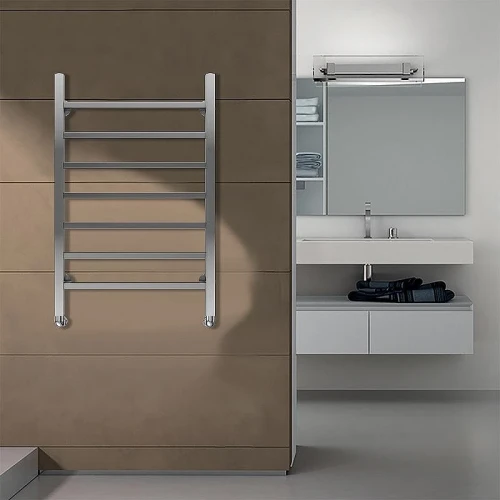 Водяной полотенцесушитель Azario Ancona 500x800 П7 AZ75558 нижнее/диагональное подключение, G 1/2 Хром