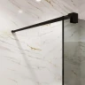 Душевая перегородка Reflexion Walk in 90 RX20090TBL-16 профиль Черный матовый стекло тонированное